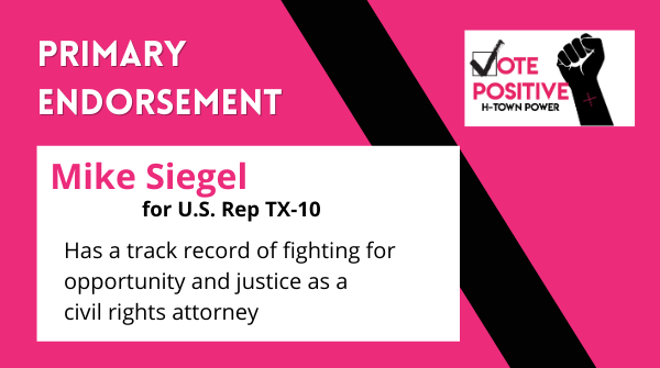 U.S. Representatives make and pass federal laws and represent the people in their district. We trust  @SiegelForTexas to fight for us.  #Vote July 14th  #VotePOZ  #HealthCareVoter