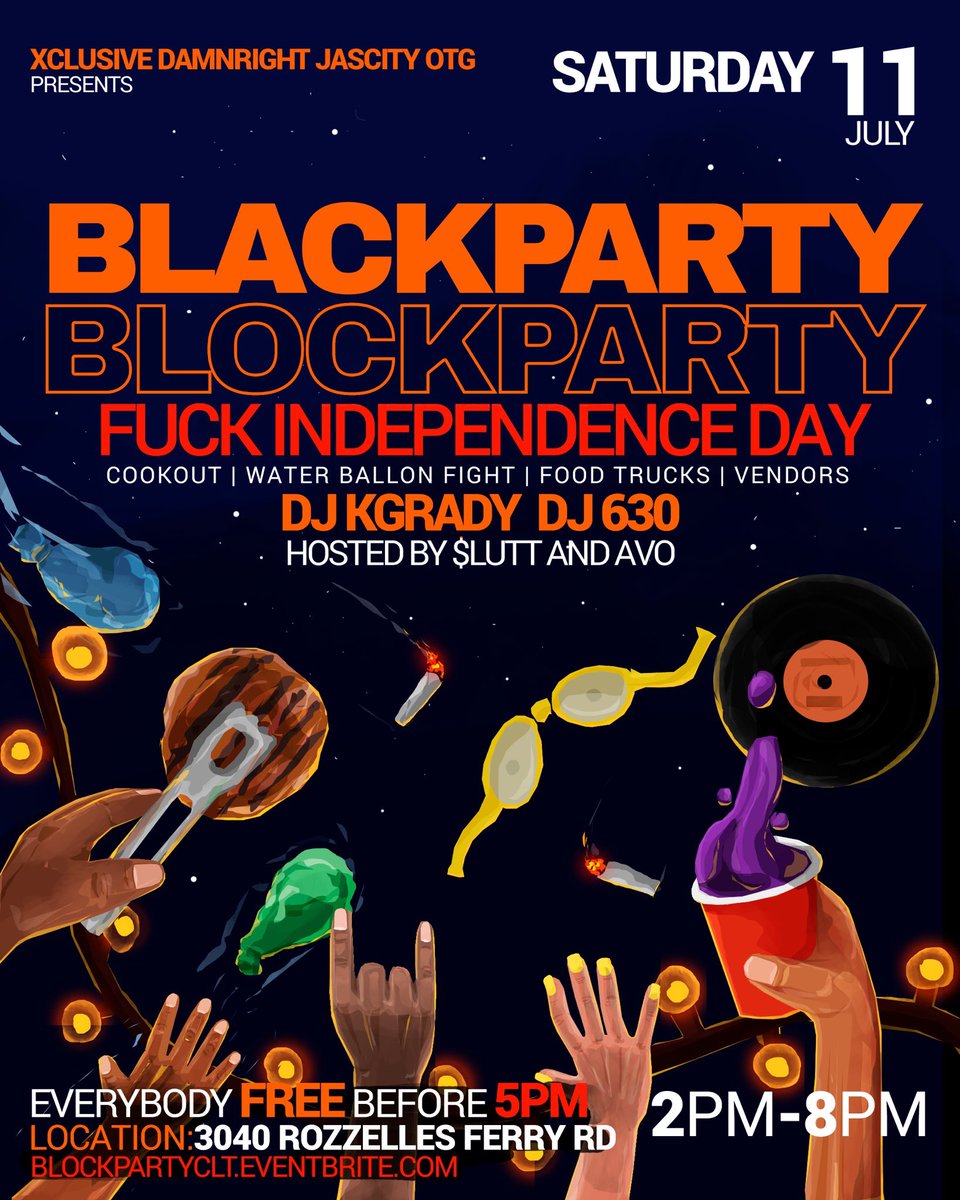 shatoria06's tweet photo. (FREE Before 5) Block party tomorrow!! 😁

With your favorite combo

🗣 Damnright X Jascity 

Hosted by my fav @Avo_1994 

Of course back with the heat🔥

CPT,  CPT 🤣🤣

Did I mention it was FREE before 5😭 https://t.co/oyItnYyorI