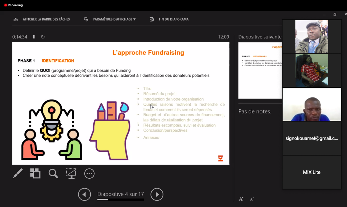 WalkTalkChange's tweet photo. #WTCinfos : @WalkTalkChange a organisé sa deuxième #formation de l’année 2020, le jeudi 25 juillet. Celle-ci a porté sur le thème « comment rédiger et soumettre une proposition de #projet suite à un appel d’offres ». https://t.co/FPLNgNboqg