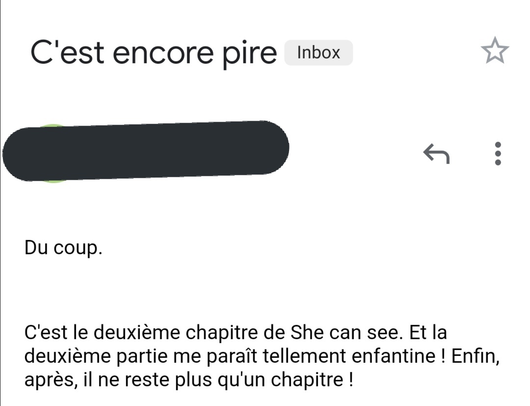 OldFanfic's tweet photo. On reçoit des mails https://t.co/cC0GkUu5We