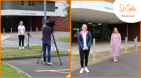 StGilesHospice's tweet photo. Did you spot us on @ITVCentral this evening? 🎥

Our lovely volunteer Libby was the star of the show - highlighting how she has been helping out during the Coronavirus pandemic.

A huge thanks to Libby and all of our wonderful volunteers. We couldn't do what we do without you 🧡 https://t.co/s0MGe0sARB