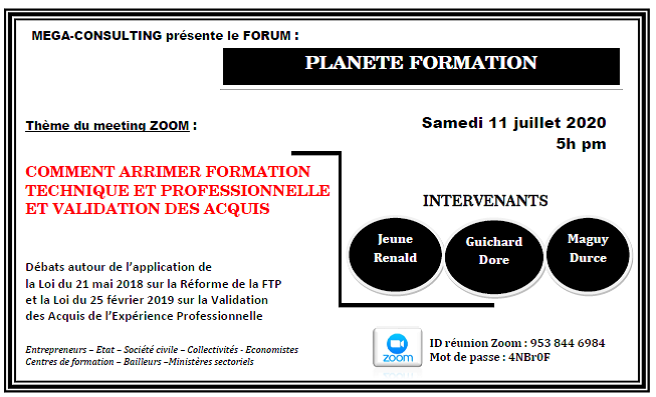 MarcelGabaud's tweet photo. La #ValidationdesAcquis est un outil de #régulation pouvant aider à valoriser les #compétences non prouvées des gens. Elle a 1 grde portée sociale, son repÚre est le #CadreNationaldeCertification. Suivez le débat. @uder_antoine @DrFicauplab @nesmymanigat @wentheodore @EnomyGer https://t.co/N7WyUKDLnk
