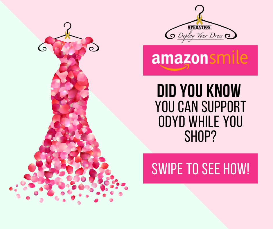 ODYD2017's tweet photo. Please support ODYD! Set your amazon smile settings today. You shop. Amazon gives. #ODYD #DidYouKnow #ItsMoreThanADress #AmazonSmile https://t.co/nCGWmag67D