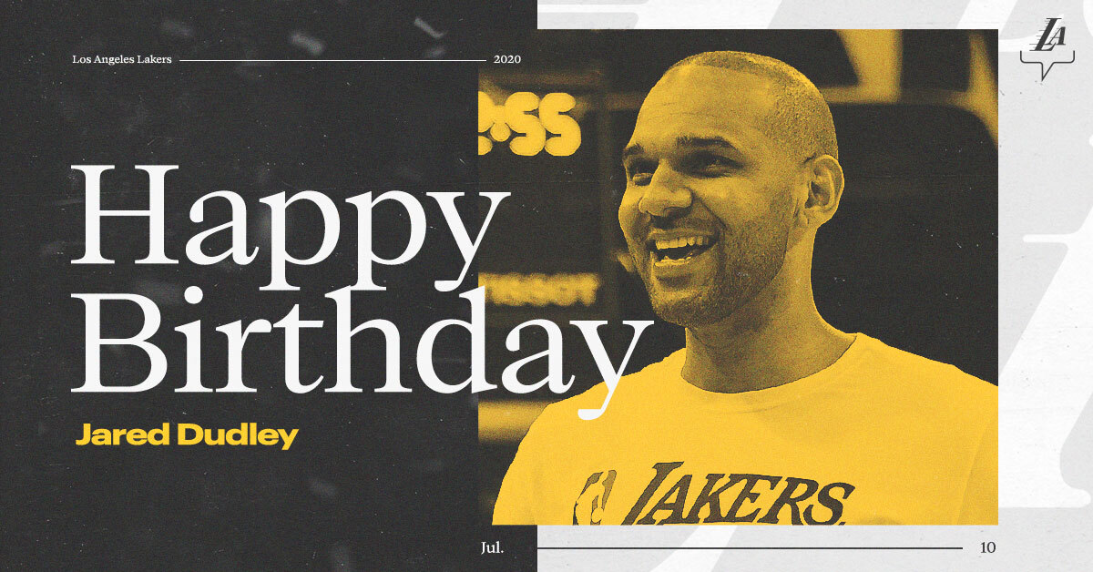 Happy Birthday to Jared “The Enforcer” Dudley : r/lakers