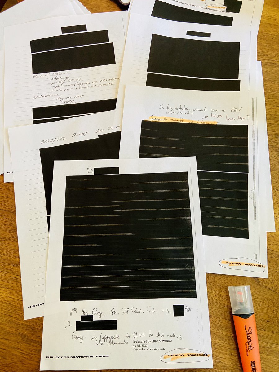 yet they were hidden from the defense for three years...The production includes heavily redacted notes from Peter Strzok taken at the same January 25, 2017 meeting. Strzok’s notes establish the DOJ nixed any Logan Act prosecution." <a href="/CBSNews/">CBS News</a>