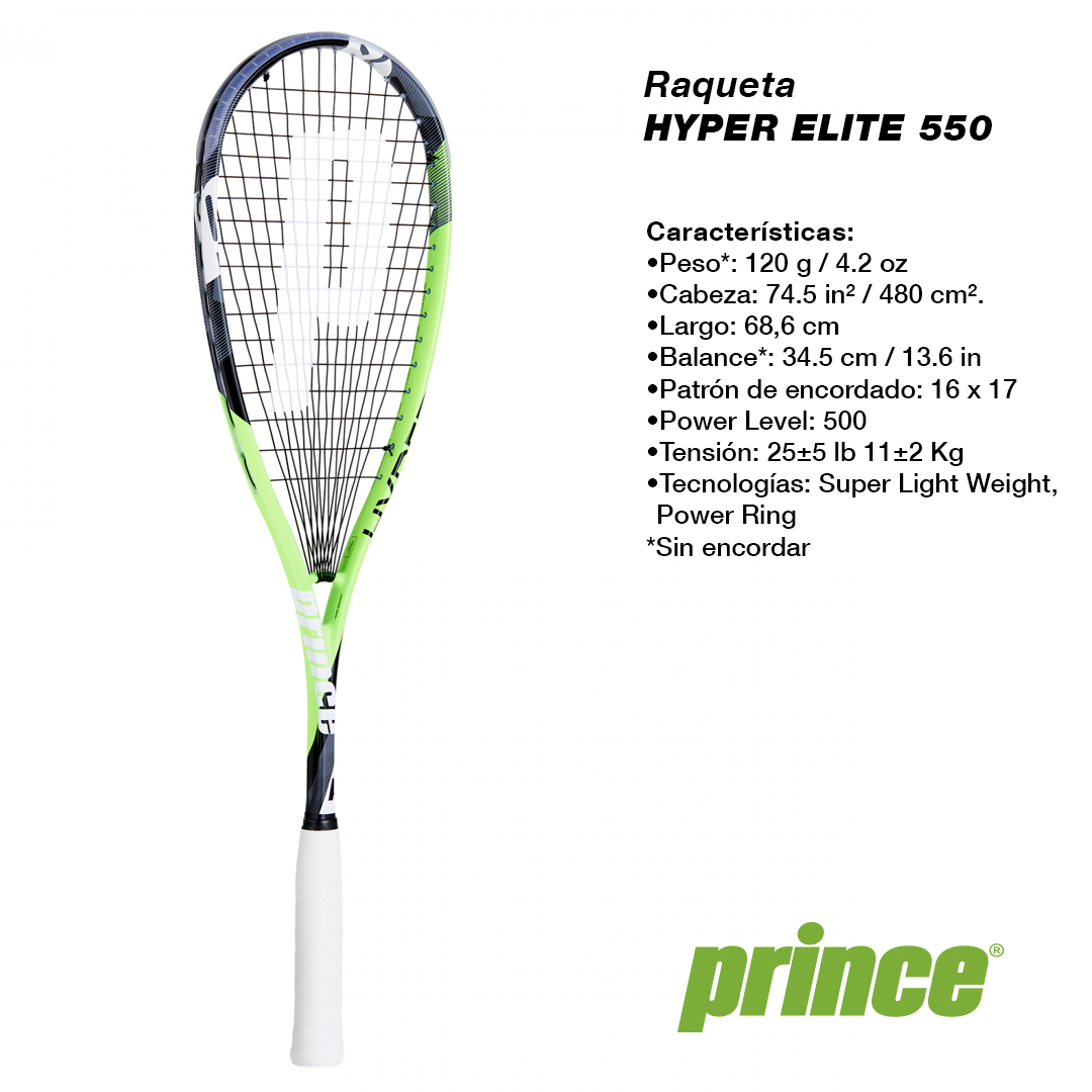 prince_chile's tweet photo. La raqueta PRINCE HYPER ELITE tiene un marco más ligero para el jugador que busca alto rendimiento en una raqueta maniobrable
Con tecnología Power Ring entrega mayor potencia.

Valor: $ 99.990
Disponible en https://t.co/fNQFFkVSzO

#PrinceChile #PrinceSquash #locosporeltenis https://t.co/BxRXHU1pAQ