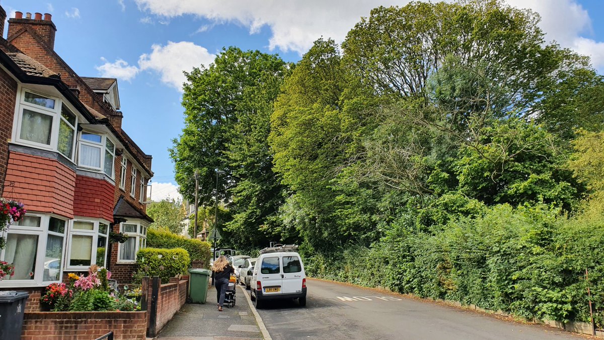 Up past Sydenham Wells Park (a very underrated park). Glad to see it is on  @HelenIlus's London Greenground Map