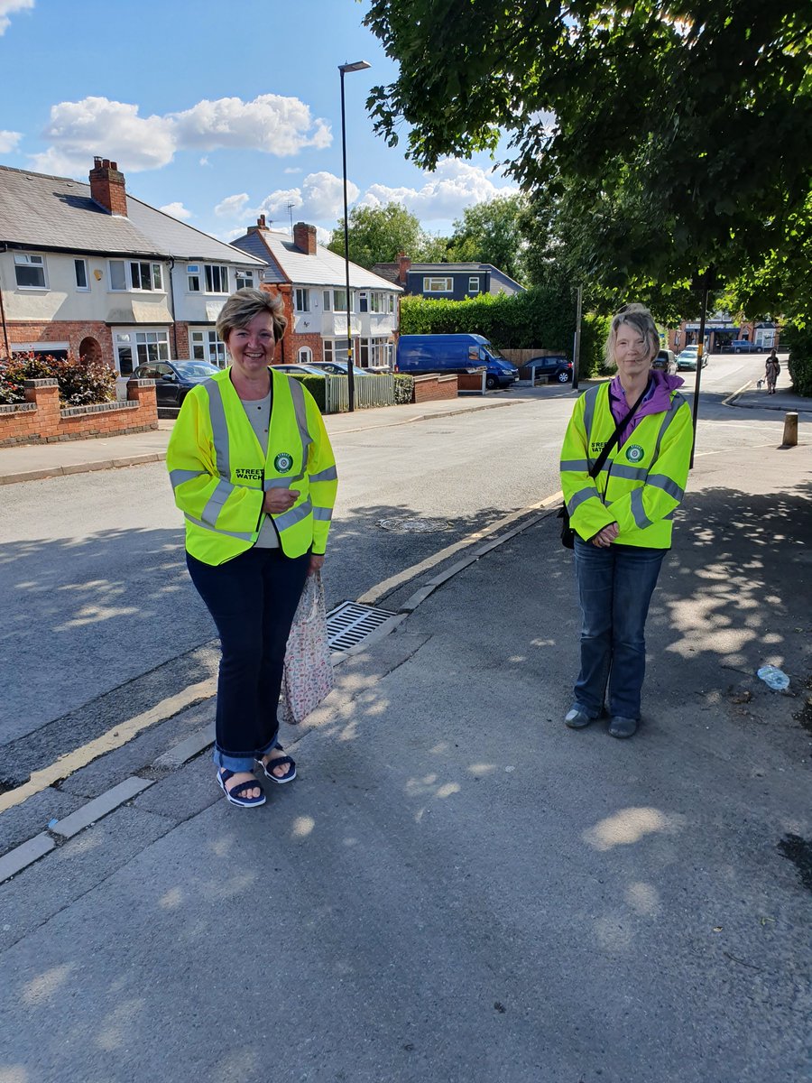 ErdingtonWMP's tweet photo. Great to see Erdington NHT supporting one of there Street watches getting out and about for the first time since lockdown. Well done Sycamore Road Street Watch for today's patrol #securestreets https://t.co/DDiibUeACF