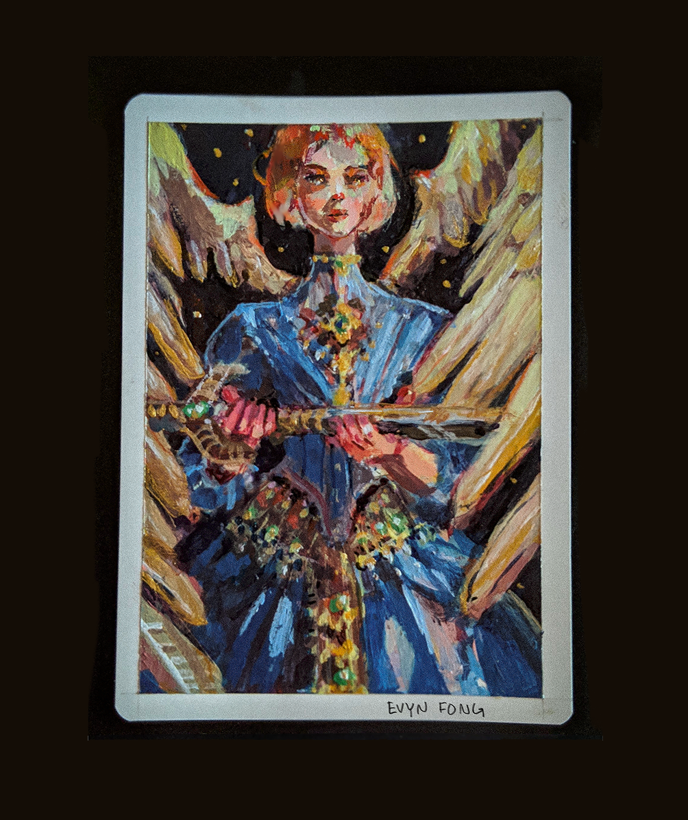 Finished my first painted artist proofs! :D Acrylic paint. 最初の