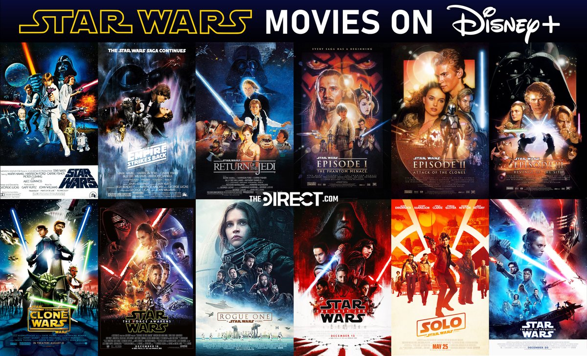 ALL 12 STAR WARS MOVIES (at the same time)!!! (4K) 