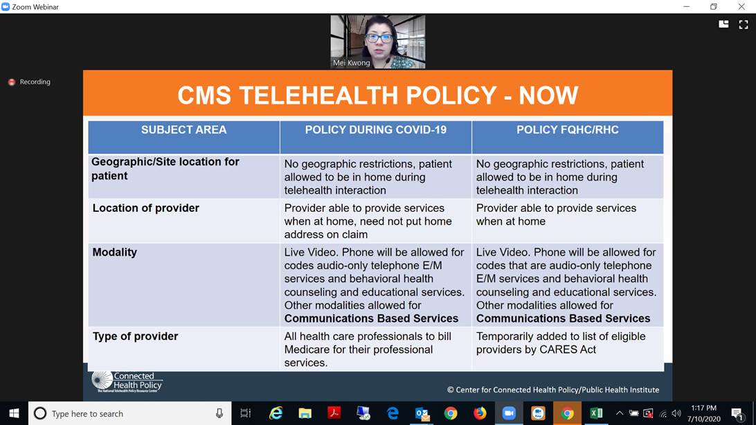 NortheastTRC's tweet photo. #LaunchTelehealth2020 Day 3 is closing up with BONUS Sessions presented from a few @TheNCTRC colleagues; seen here, @CCHPCA's Mei Kwong, leading a powerful conversation around Telehealth Policy in the time of COVID-19 and looking forward!
#KnowYourTRCs https://t.co/UEyTdXPcHr