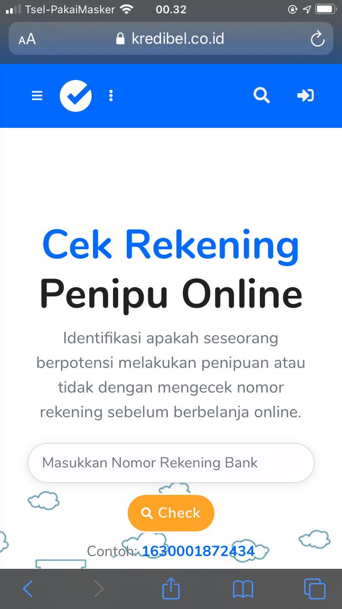 Buat jaga-jaga jika mau transaksi secara langsung (tidak menggunakan rekber). Cek dulu rekeningnya disini. Kalian bisa juga daftarin no rekening penipunya disini. Sangat di sarankan transaksi menggunakan rekber atau cod jika jarak nya terjangkau. Semoga bermanfaat. #fnfjb