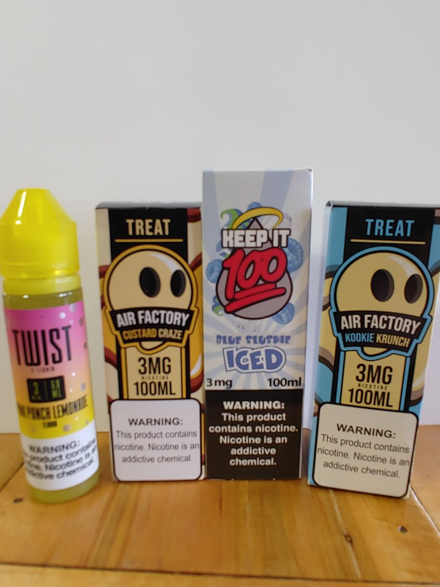 Drop by and see our selection of vape juice.
Some new, some returning, all great flavors!