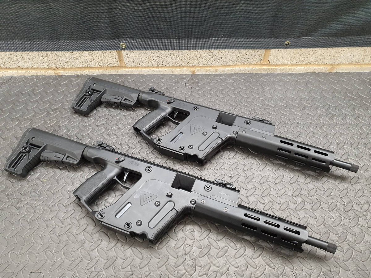 SilverstoneGun's tweet photo. New 12" barrell Kriss Vectors taking shape.
@krissusainc #krissvector22lr #shieldsights https://t.co/8zocHJto8O