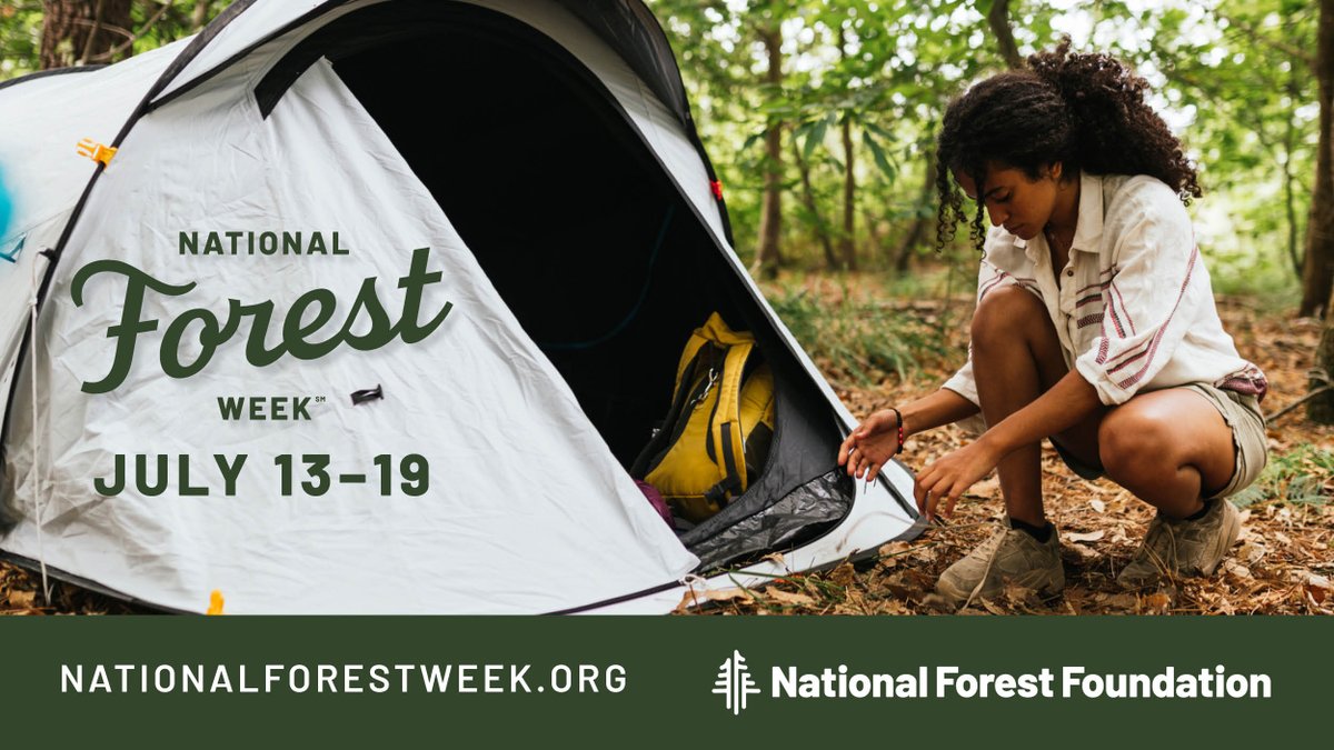 Did you know that 7 in 10 Americans live within a 2-hour drive of a National Forest? Celebrate #NationalForestWeek with us and @nationalforests July 13-19. Learn more at nationalforestweek.org <a href="/forestservice/">USDA Forest Service</a> <a href="/USDA/">Dept. of Agriculture</a>