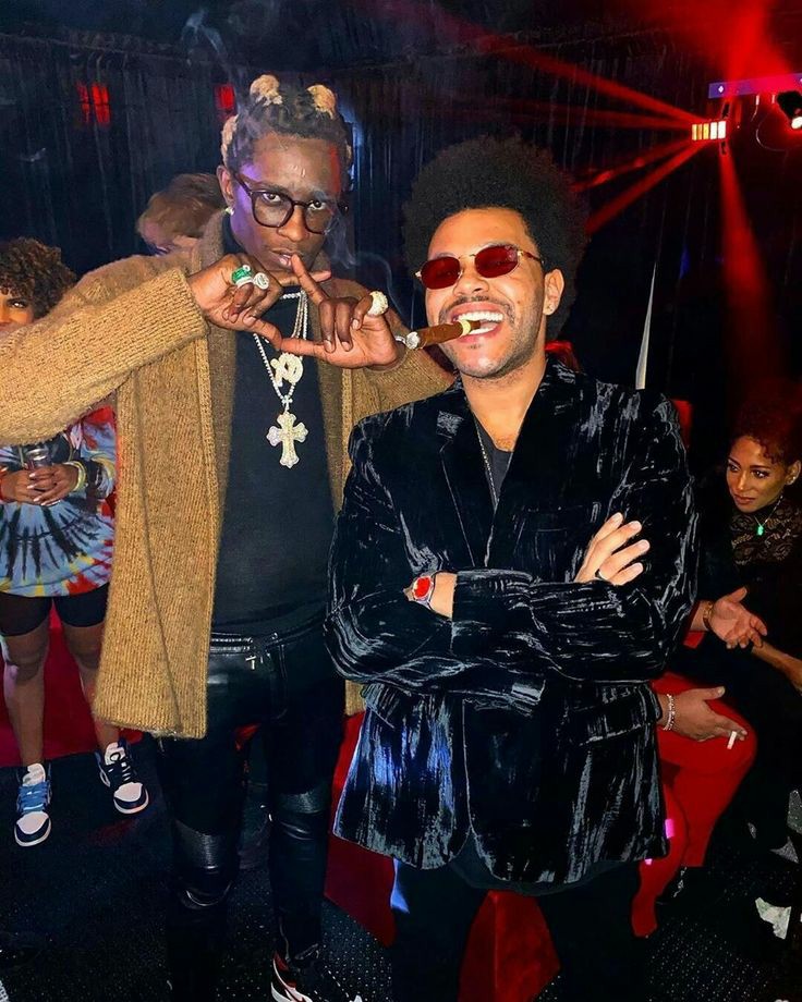 The weeknd with other celebrities (A thread)