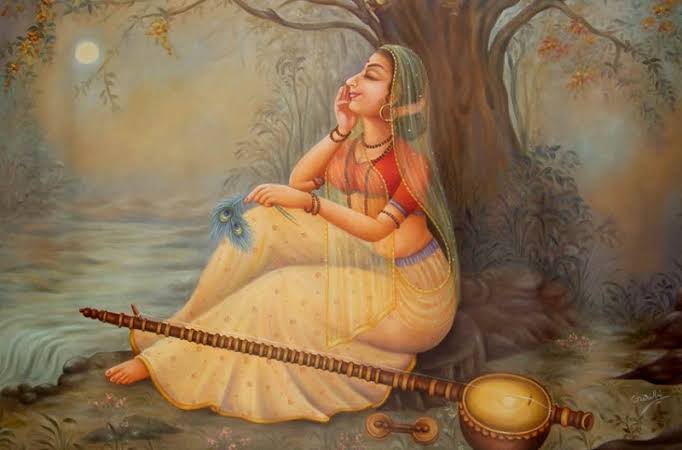 He revealed himself and repented for his previous wrongs. Meera at once prostrated before her husband.From Brindavan, she proceeded to Dwaraka. There she was absorbed in the image of Lord Krishna at the temple of Ranchod.