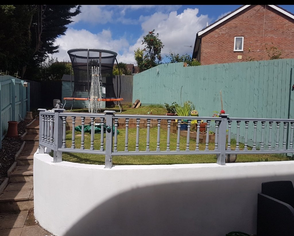 KeelyMcc13's tweet image. My garden slowly getting there, but ruined by these three trees, that are dangerously high and have already destroyed one shed. Please help @cardiffcouncil