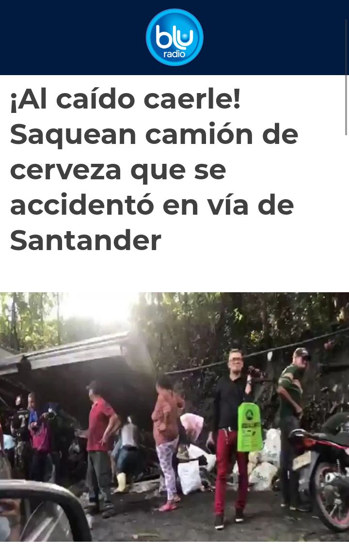 jacaraballoc's tweet photo. Que pereza estos #costeños saqueando todo. Son una plaga y una vergüenza. https://t.co/sSKRFMjgFw