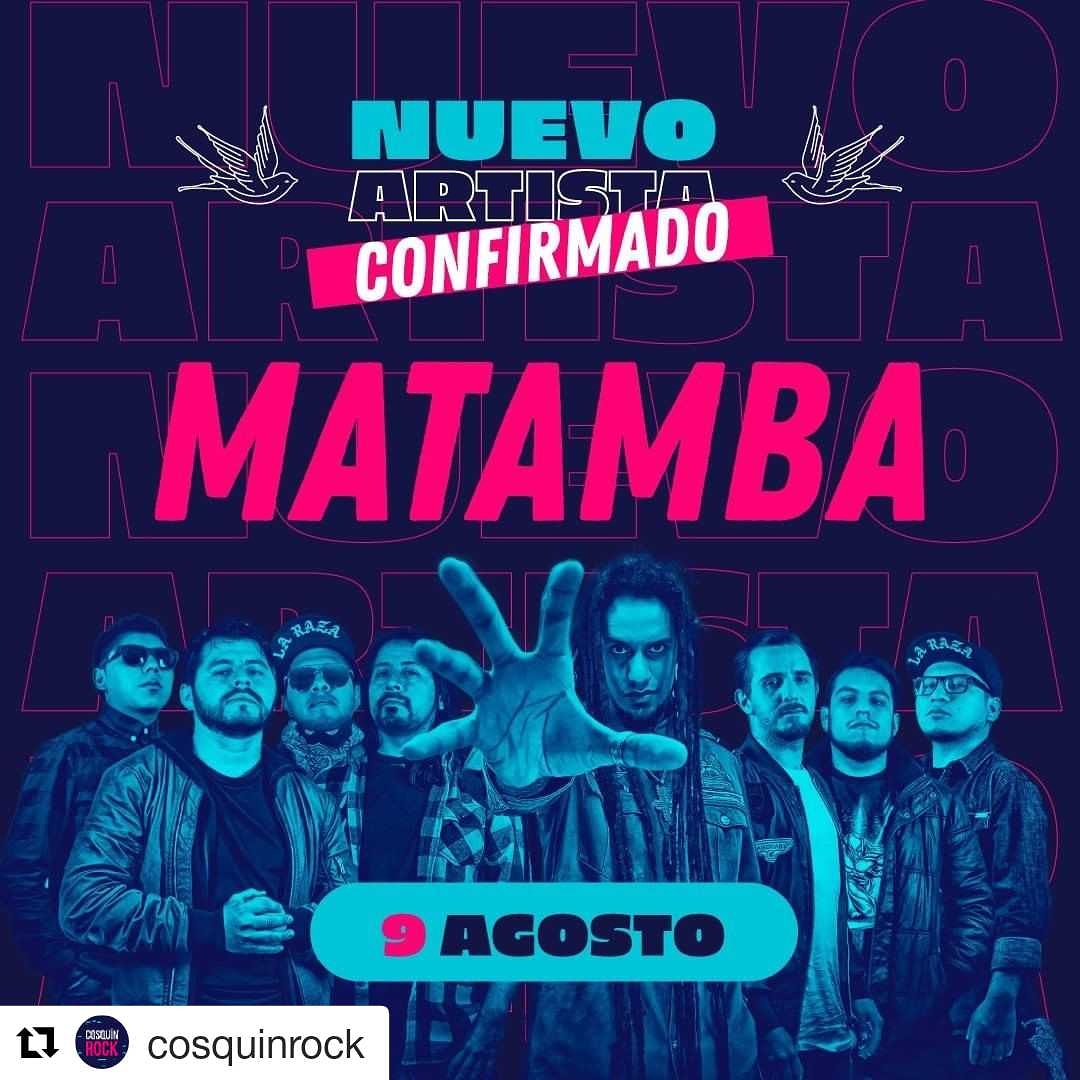matambamusic's tweet photo. Confirmado! Estare junto a toda mi banda en vivo en el festival @Cosquin_Rock !!! el 9 de Agosto el LION ARMY soltara todo el poder del DREADCORE en el mitico festival que por primera vez tendra su version live stream!
#Matamba #LionArmy #Dreadcore #CosquinRock https://t.co/TR0JCTkbBR