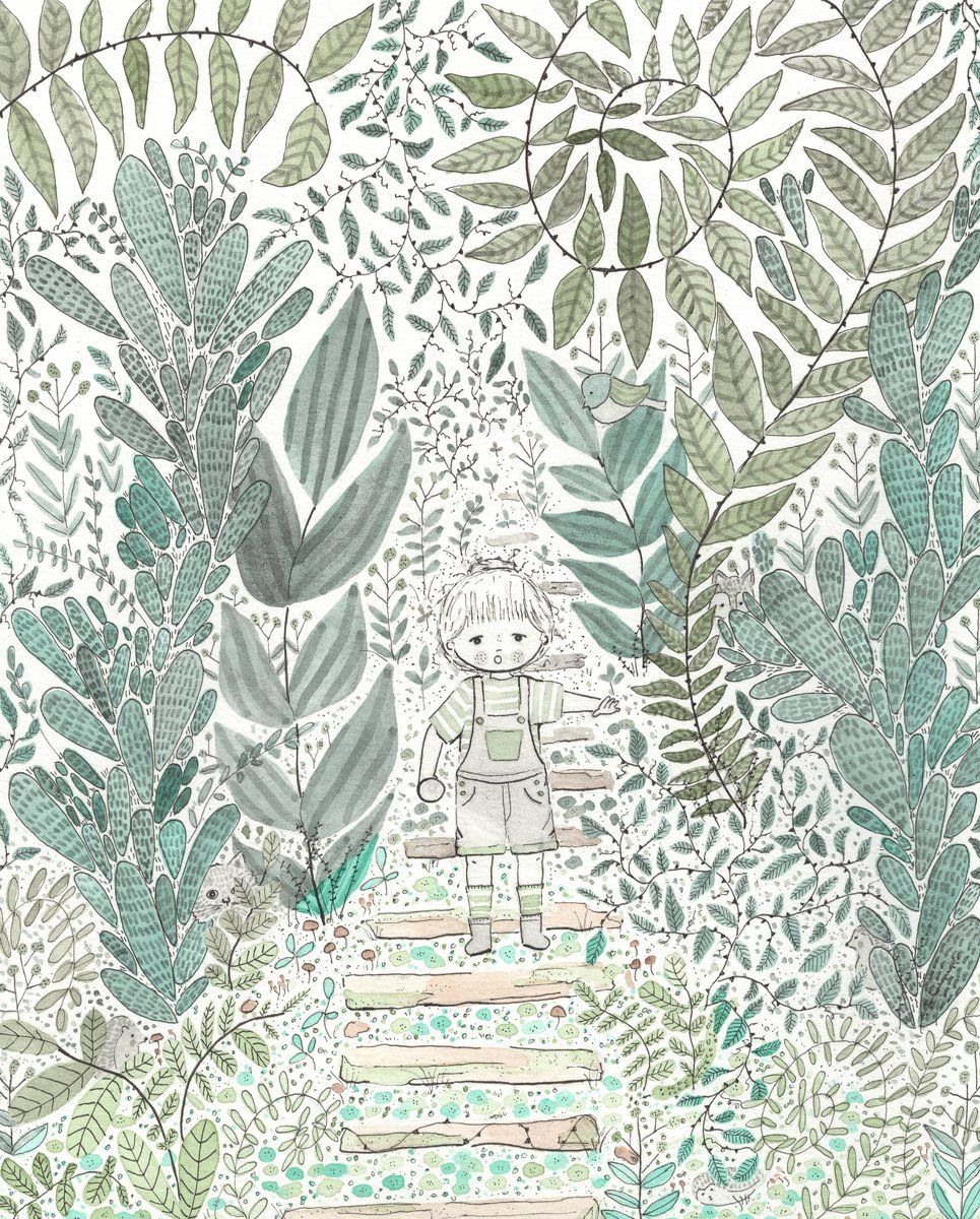 #colour_collective #FrenchGrey #scbwidrawthis #nightsounds #illustration #illustrator #kidlitartist #kidlit #kidlitart #picturebook #picturebookartist #scbwiillustrators #womeninillustration #plants #cortneybenvenutoillustration