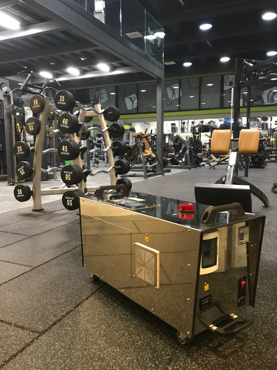 OzoneCleanUSA's tweet photo. There are a lot of high-touch surfaces in #gyms and fitness centers. Since #ozone is airborne it can #disinfect everything the air is touching... including the air itself! 

#austintx #ozonedisinfection #covidcleaning #ozonesterilizer #odorremoval #odorneutralizer #fitnesscenter https://t.co/PH1Mh5kMFR
