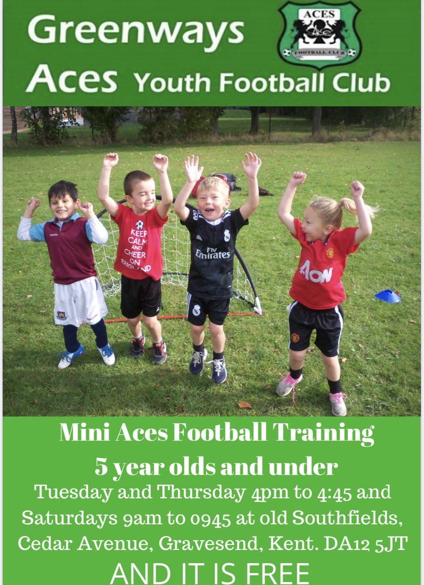 Greenways Aces FC (@greenwaysacesfc) on Twitter photo #greenwaysaces #football #toddlersfootball #freefootball #under5 #footballfun #ACES #greenwaysaces #football #toddlersfootball #freefootball #under5 #footballfun #ACES