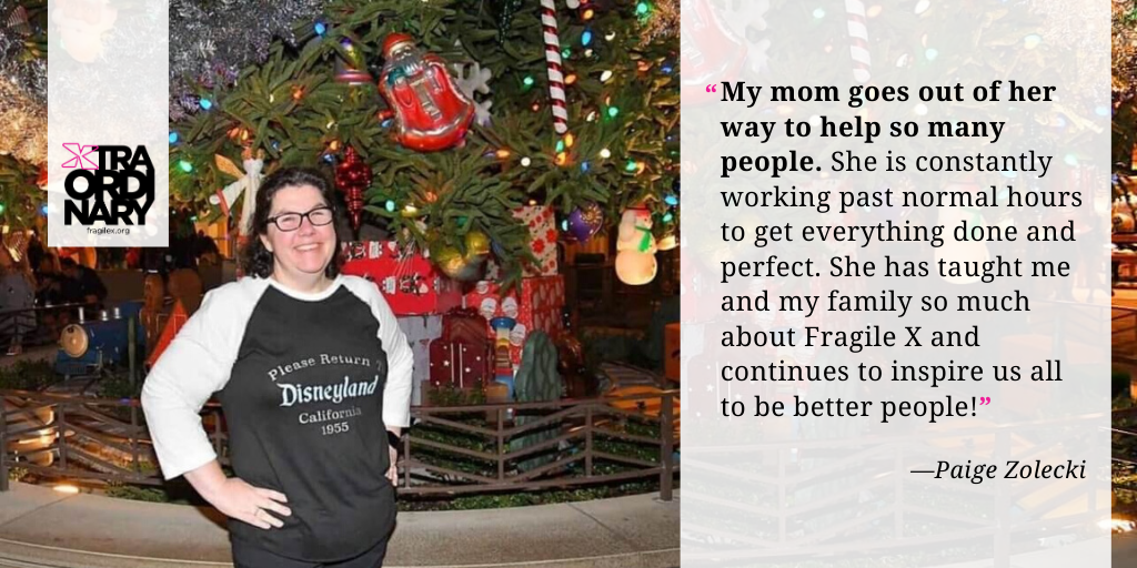 NFXFoundation's tweet photo. Missy Zolecki is Xtraordinary, and lucky for us (and everyone we serve) she's part of the NFXF team! If you haven't had the chance to meet her yet, check out our team bios ... though her daughter Paige said it best 😍! https://t.co/xyN8O41MfM #NFXF #FragileX https://t.co/39SxxgCTxu