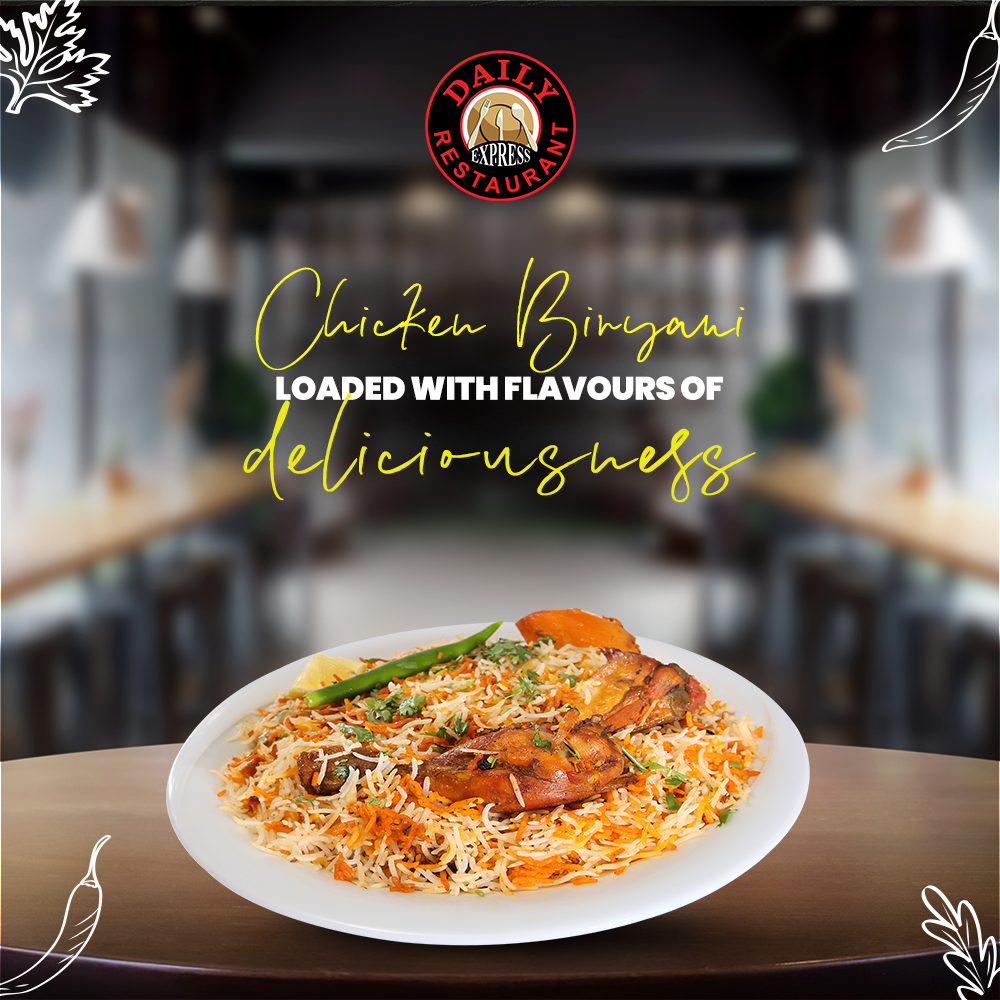 Dailyrestaurant's tweet photo. We haven't seen a single person who is not a biryani lover. Everyone craves for amazing yet flavourful biryani and we are the ones who will satisfy that craving.
#DailyExpressRestaurant #Dinein #Delivery #OrderNow #desifood #ChickenBiryani https://t.co/piARDvNsvs
