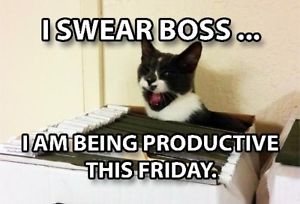 Haven't seen a lot of Yay! Friday! memes lately, I miss that feeling of wishing it was Friday and needing a break from all the work. Hopefully soon events will be back and it will all pick up again soon! Until then...