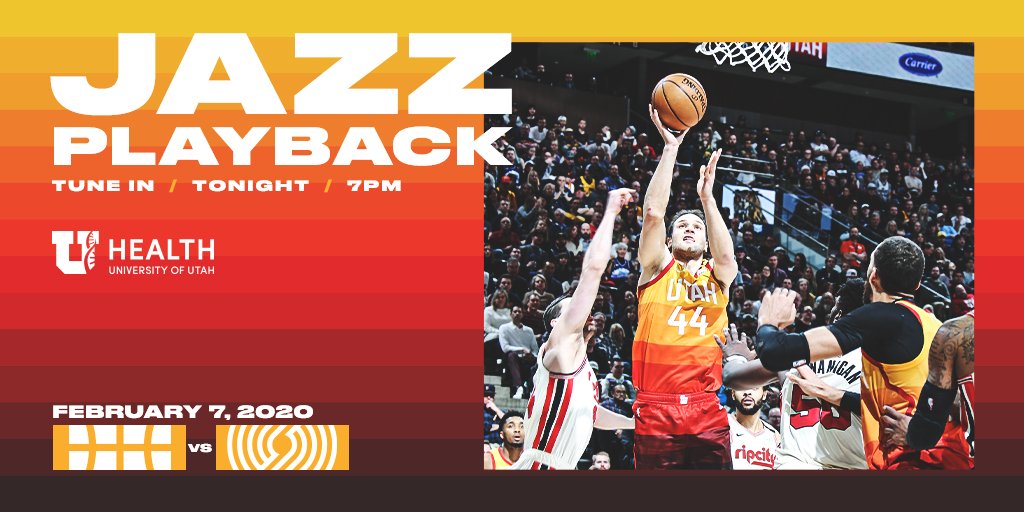 utahjazz's tweet photo. Replaying a one-bucket win βοΈ
πΊ: @ATTSportsNetRM
β°: 7:00PM MT
#JazzPlayback | @UofUHealth https://t.co/yKmQAbEqpo