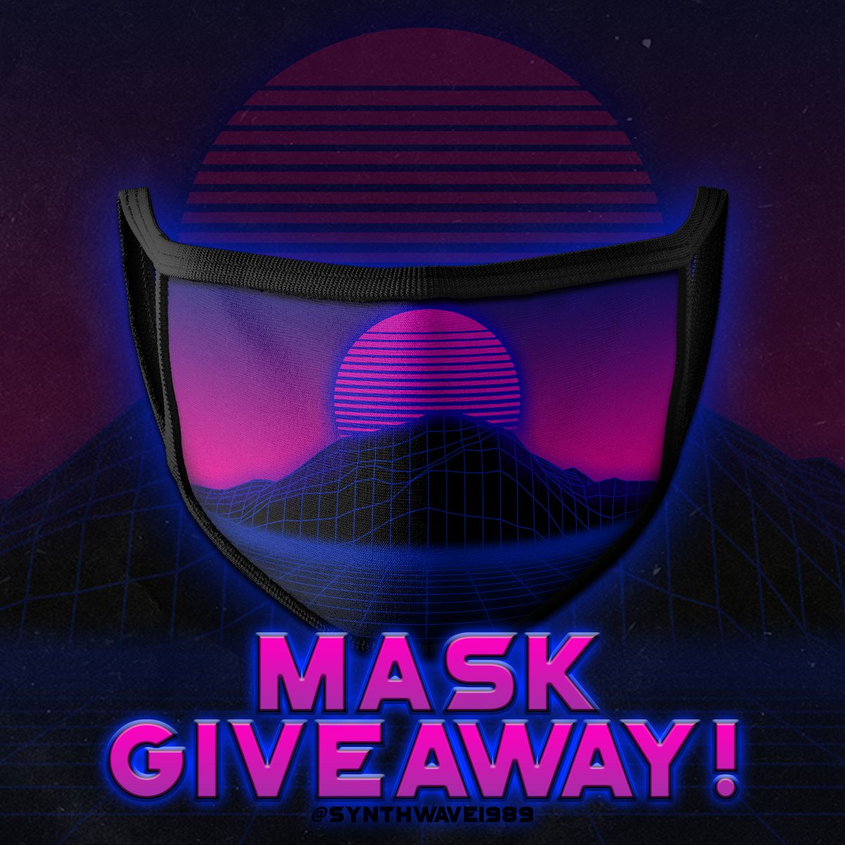 MASK GIVEAWAY!

To enter:

1.  Retweet this tweet
2.  Like this tweet
3.  Make sure you're following me!

3 Winners will be announced Sunday July 12, at 11:59PM EST

Masks will be on sale Monday July 13 @ 9AM EST!