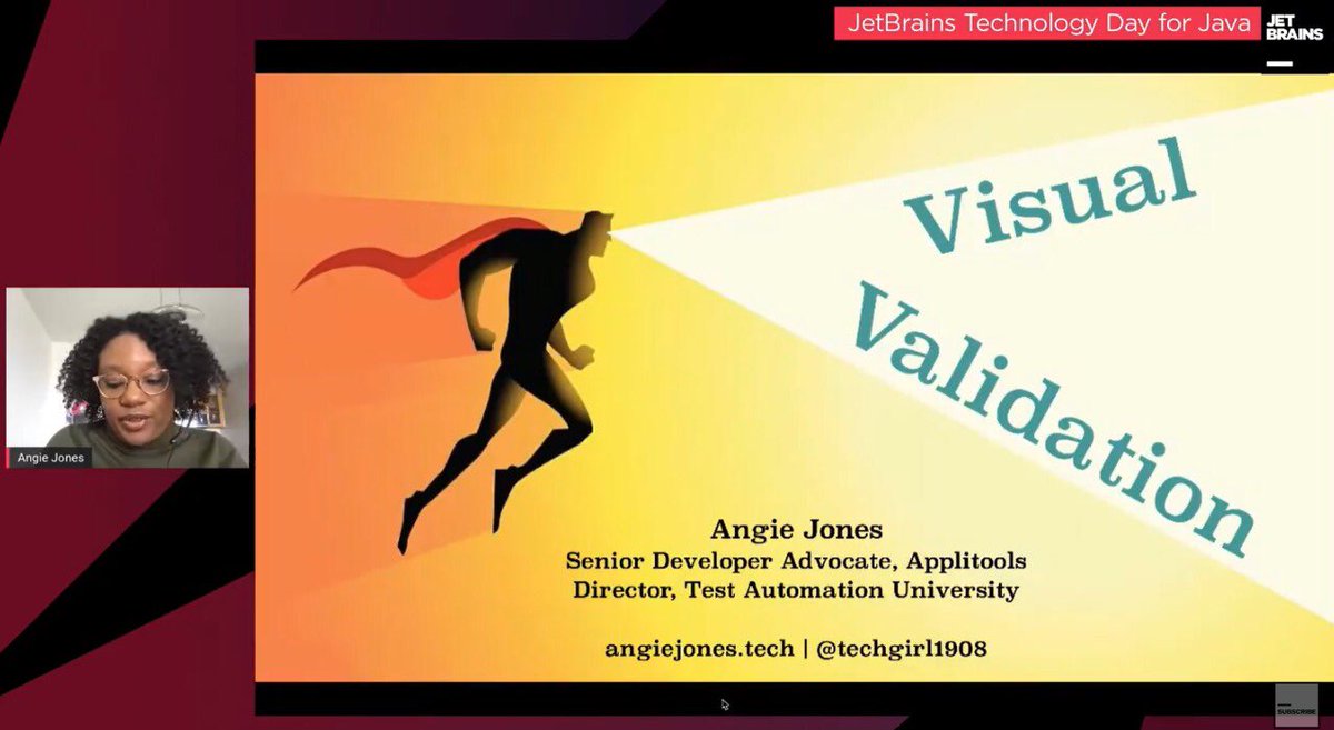 MauriDeveloper's tweet image. 🌍Closing with a flourish :: @techgirl1908 talking about “Visual Validation”☕️👏🏻
Thank you @jetbrains @eMalaGupta @trisha_gee for a great day!
“Technology Day For Java “☕️🤓
cc @javabsas
#JBTechDayforJava #JetBrainsLovesJava
#Java #JavaBaires #JavaBsAs #JavaProgrammers