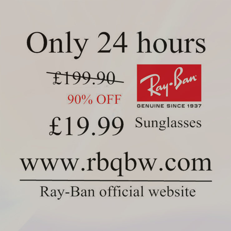 Ray ban website: rbqbw.com