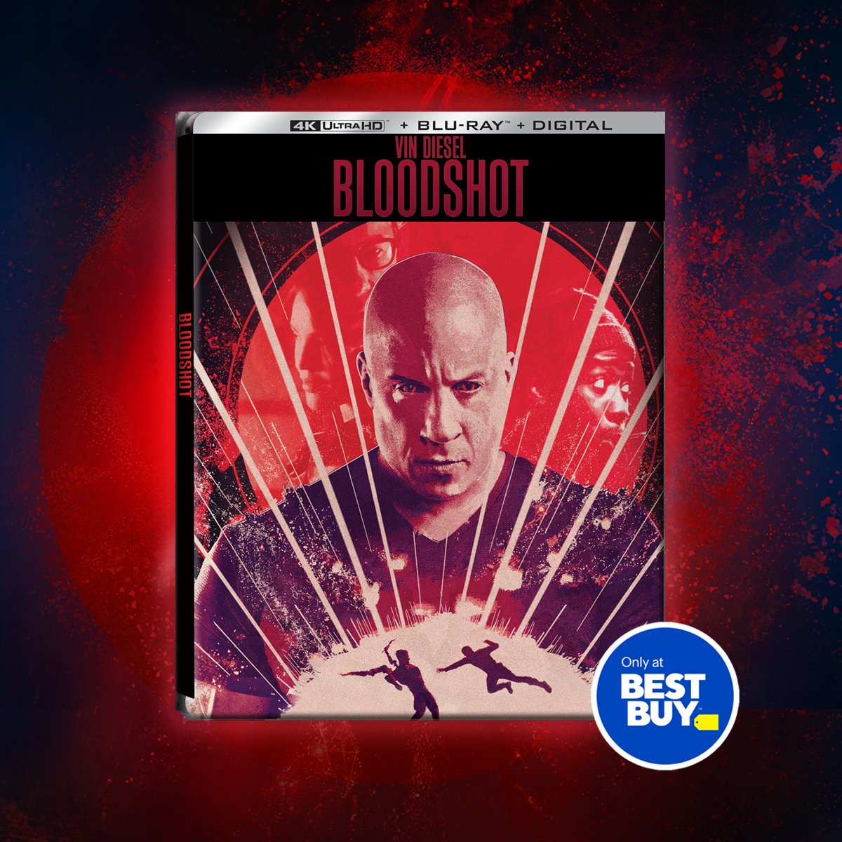 Heroes get an upgrade in #Bloodshot. Upgrade your home movie experience with the all new Steelbook 4k Ultra HD edition now available only at Best Buy. 🔴 Don’t miss your shot! bit.ly/BloodshotSteel…