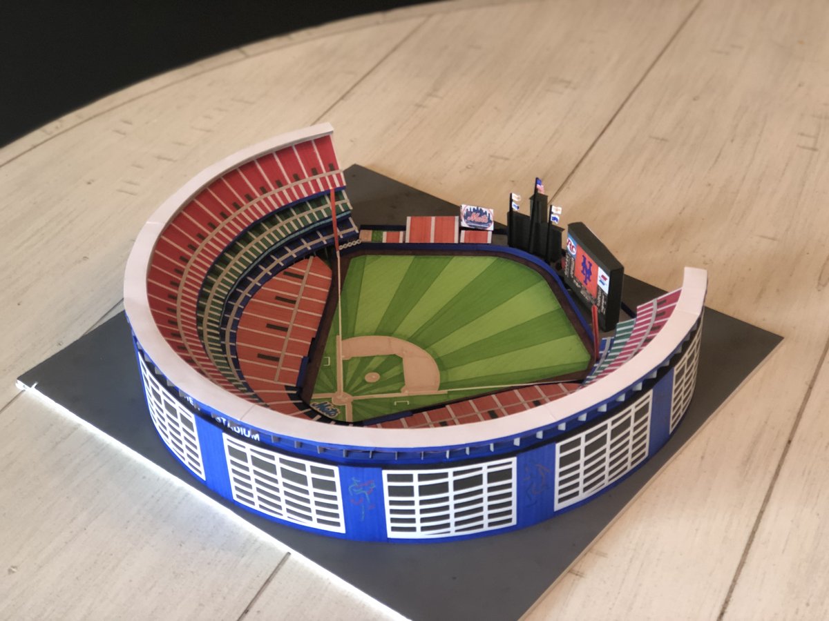 Paper Stadium #15Shea StadiumIncluded a moving Home Run Apple.Full construction video: 