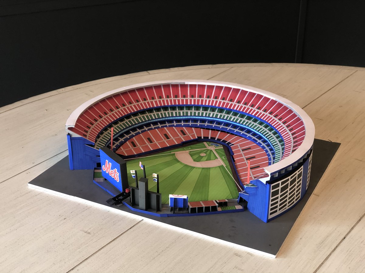 Paper Stadium #15Shea StadiumIncluded a moving Home Run Apple.Full construction video: 