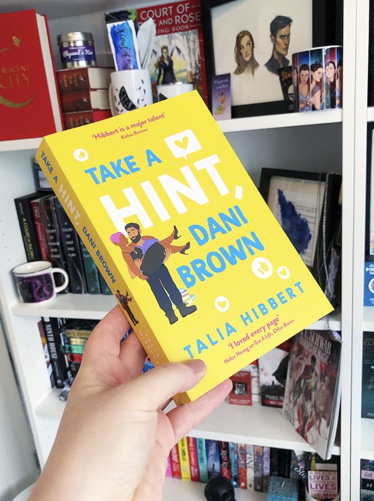 41. Take A Hint, Dani Brown by Talia Hibbert• CW: anxiety, grief & death in the family• Diverse adult romance• Friends to lovers & fake dating• Suuuuper hot • Male love interest reads romance books• Hilarious, soft & smutty • Devoured in 24 hours • 5/5 stars