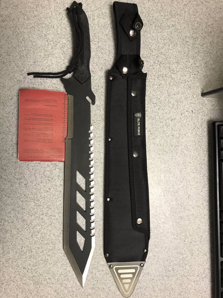 @MPSKensalGreen have arrested a male after a short footchase with @MPSWillesden and @MPSQueensPark. There is no excuse to have this item and it is now off the street and preventing it being used for something much worse. #spaceforone @MPSBrent
