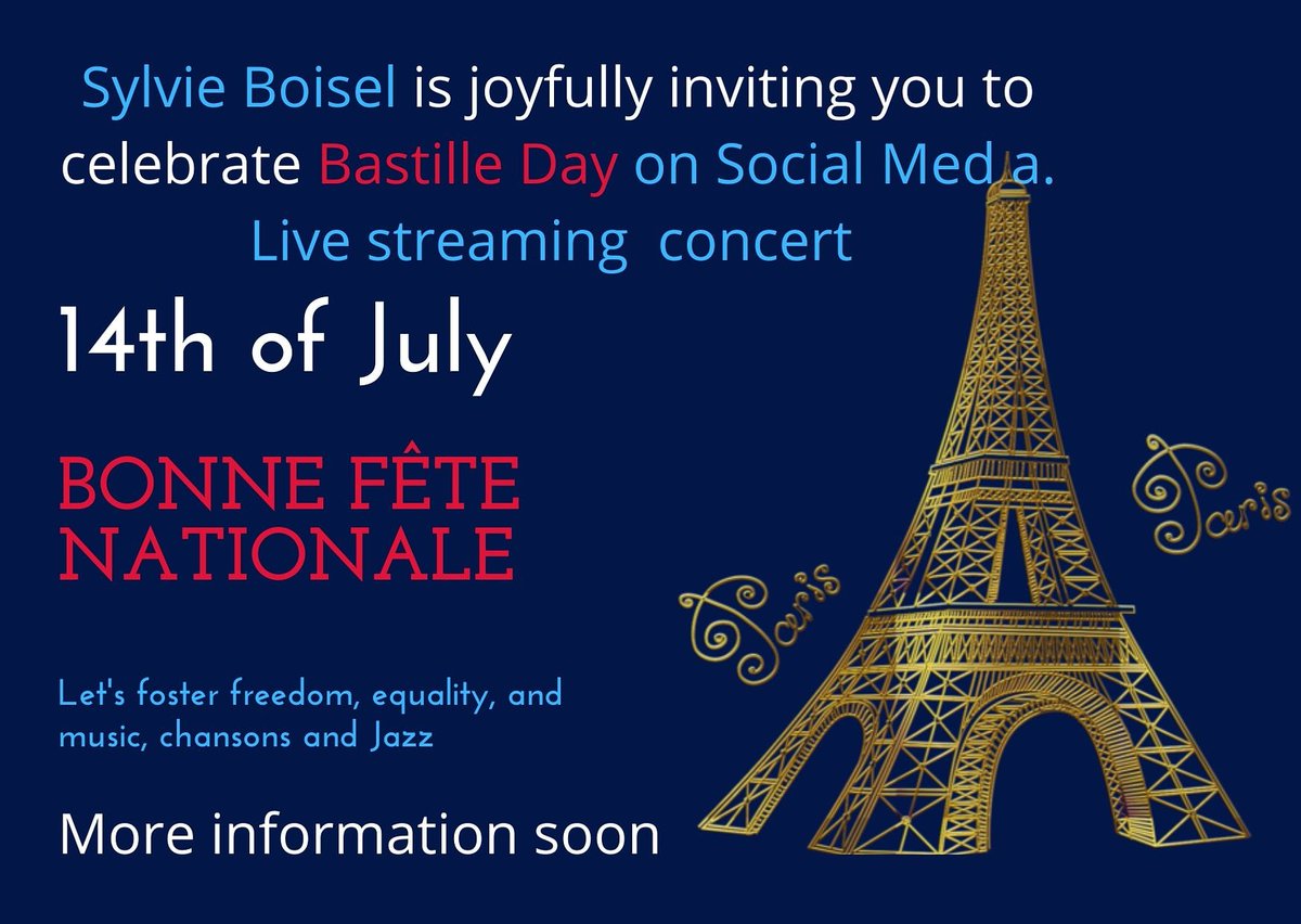 sylvieboisel's tweet photo. #singerstyle #musicismylife #bastilleday #bestday #singing #vocalist #streaming #concert #14juillet #14thofJuly #2020
From #LasVegas #Paris https://t.co/RbAhFDJG7V
