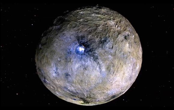 planetarysci's tweet photo. The cool thing about science is it works the same everywhere. By studying Ceres & its ices, we can actually learn about what to look for with with ice on the moon! Today, PSI's Norbert Schorghofer discusses these worlds at #NESF2020 Catch it at noon PDT at https://t.co/NajhocPsAi https://t.co/QxFF8XnCk7