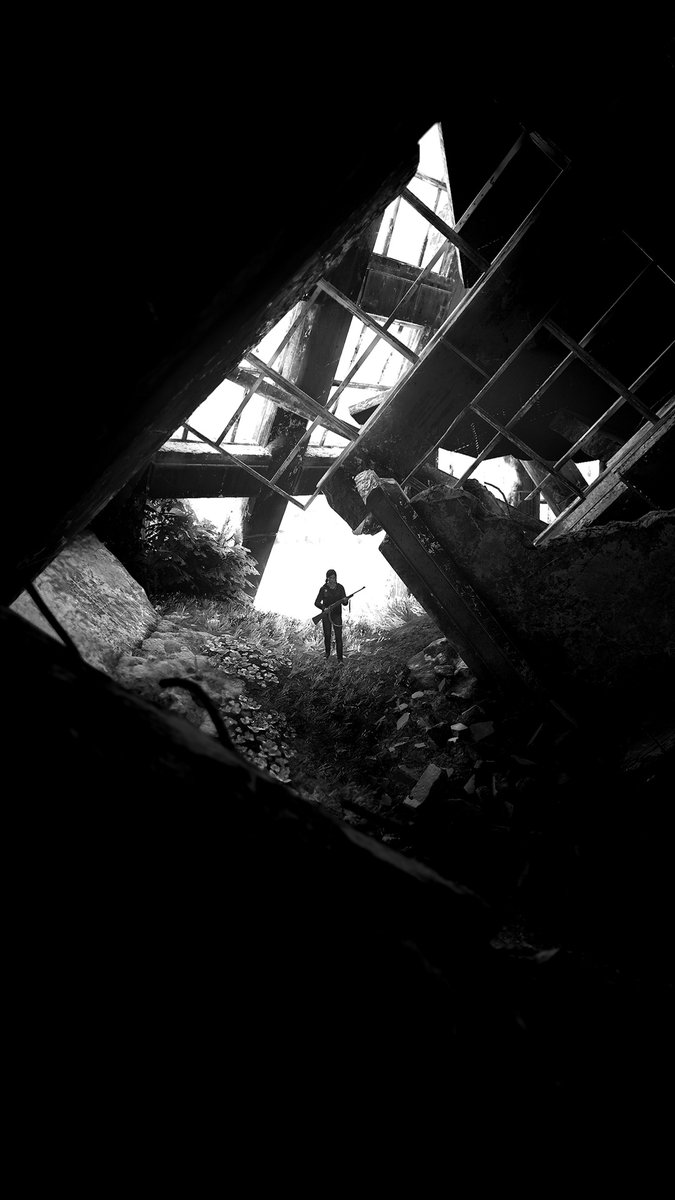 The Last of Us 2 (PS4 photo mode)Phone background mini-thread02 // B&W