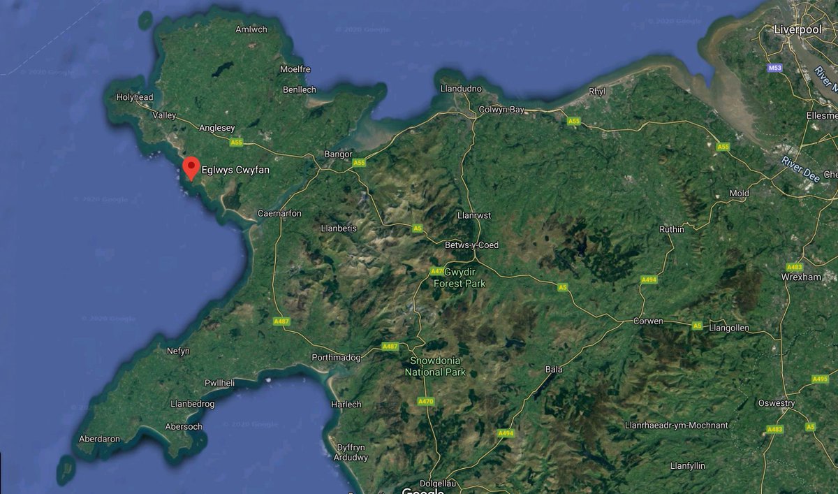 An intensely spiritual setting, the evocative St Cwyfan's Church – on the tidal island of Cribinau – can be reached on foot at low tide.More   https://www.anglesey-history.co.uk/places/churches_and_chapels/Llangwyfan/index.html  https://britishlistedbuildings.co.uk/300004382-church-of-st-cwyfan-tudweiliog#.XwiUAJNKjlw  https://www.buildingconservation.com/articles/limeworkstcwyfan/limeworkstcwyfan.htm