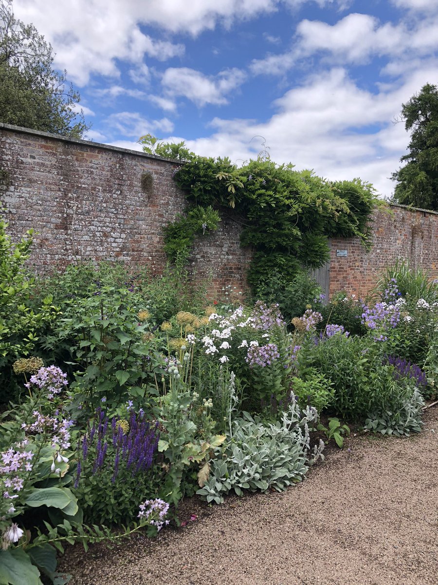 My favourite kind of garden - WALLED. 💛 #HamptonCourtCastle
