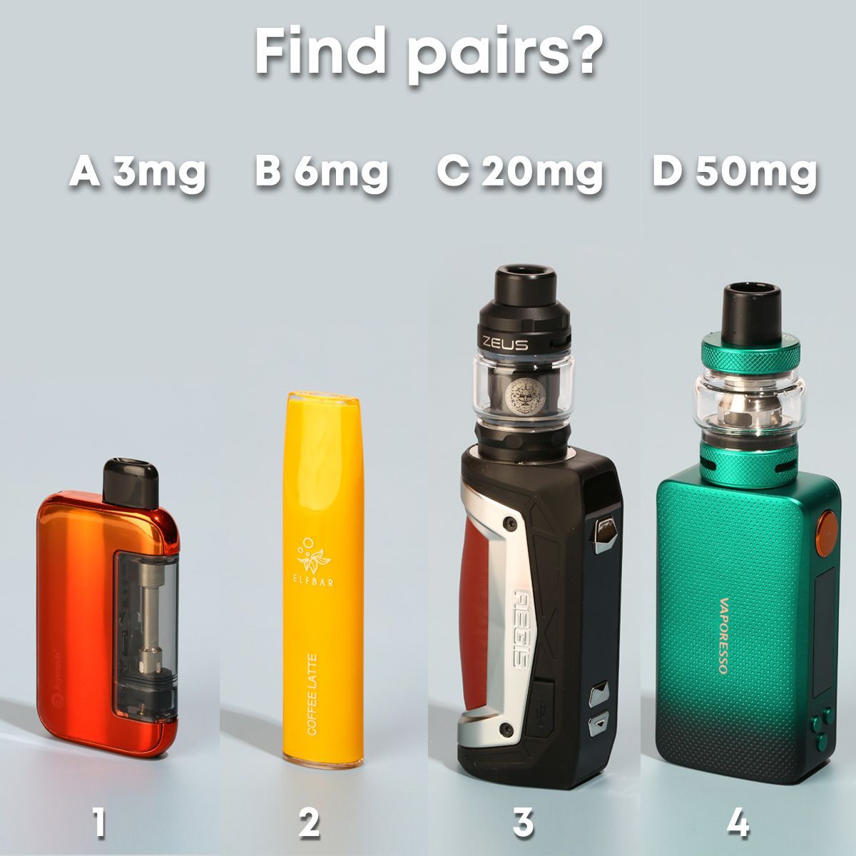 HeavenGiftsCom's tweet photo. You must get the right answer, comment below!๐
.
#heavengifts #eGripMini #Joyetech #Elfbar #Aegismax #Geekvape #Vaporesso #GenNano #vape #vapenation
Warning: This product contains nicotine. Must be legal vaping age in your country. https://t.co/9n4Abn2jJW