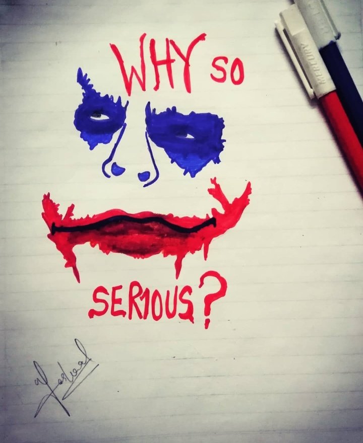 MashaalQaiser's tweet photo. Why so serious..?
#just_a_try 👀 #joker 🔥 #quarantinetimepass 😸 https://t.co/xNxXqxy9Qs