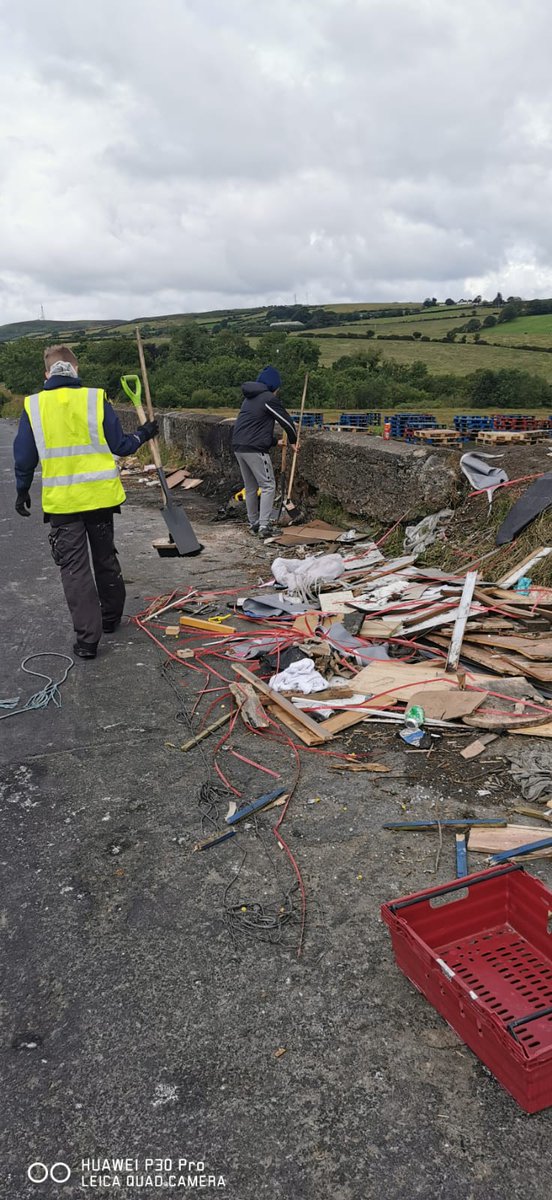 Frustrated at the blame for the mess being directed towards them instead of the adults who are driving up to dump the rubbish, these lads tackled the mess head on. 
Well done 👏 
#generosity #youthworkworks 
<a href="/YouthWorkAll/">Youth Work Alliance</a> 
<a href="/eayouthservice/">EA Youth Service</a>