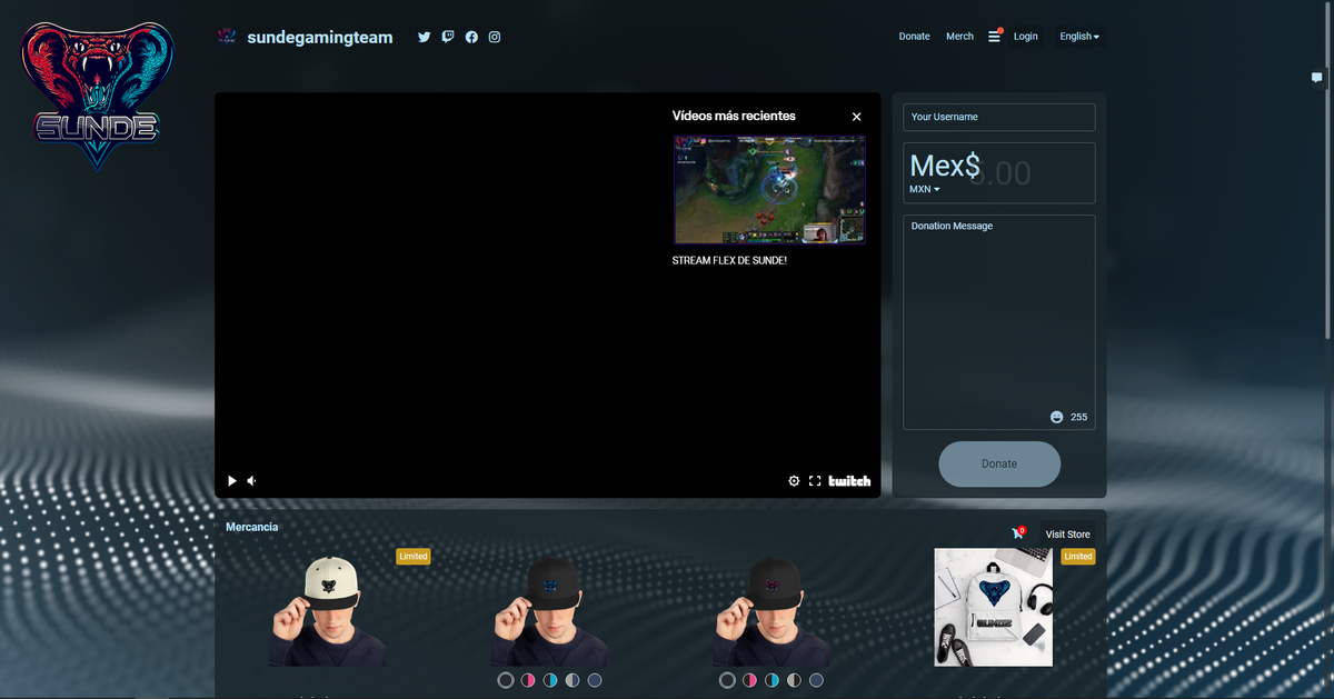 SundeGaming's tweet photo. Ya tenemos nuestra propia página web y nuestra tienda en línea :D densé una vuelta que pronto habrá stream <3 #sundegaming #LeagueOfLegends #streaming #videgames https://t.co/Y9MJoywZI9