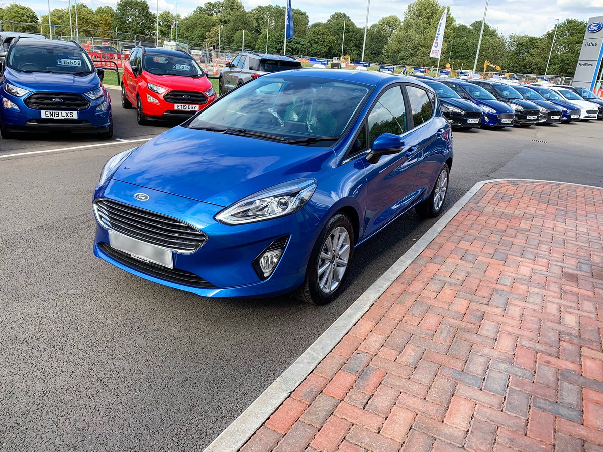 sometimeredhead's tweet photo. Here’s s my lovely new @forduk Fiesta Titanium. I’ve named her Titania! Very pleased. Thanks @gates_ford for the quick turnaround getting the delivery sorted inside a week! #newcar #ford #fordfiesta #newcarday #gatesford #fordfiestatitanium #fiestatitanium #fiestatitanium2020 https://t.co/0pesWbLHLW
