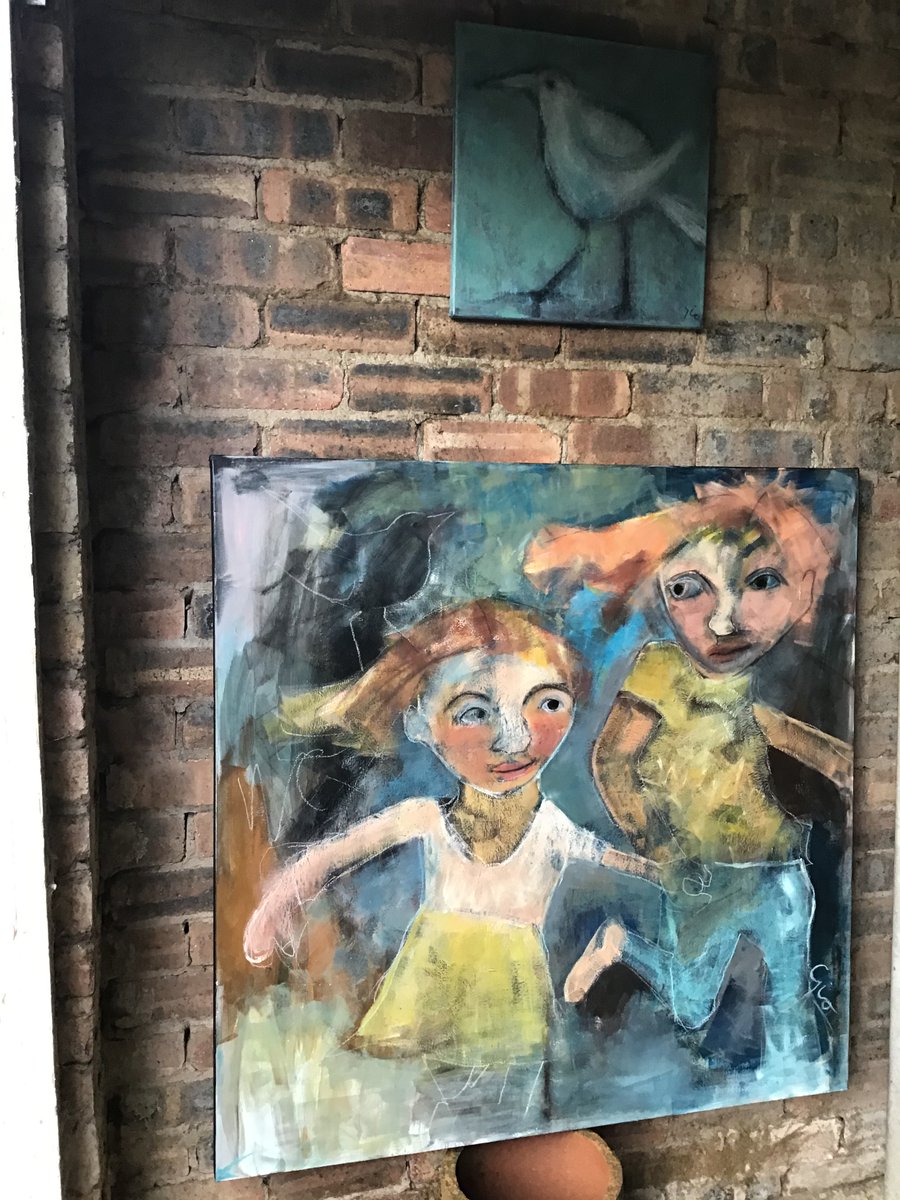 Gio_artist's tweet image. My pop up gallery in the garage is open tomorrow from 12 till 4. #popupgallery #artcollectors #buyart #dunblane #scottishart